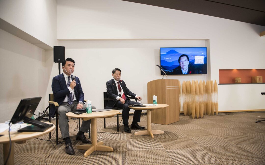 高橋政司が、福岡県知事、静岡県知事と共に「第8回 宗像国際環境会議」に登壇